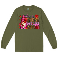 Army Green there is gnome one like you olivia Long Sleeve Tee - OliviaCreatesArt