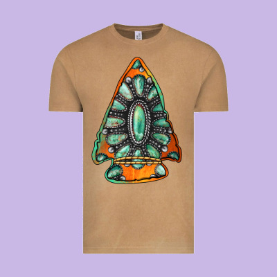 Gemstone Arrowhead Vintage Tee Designed By Jasminsmagicworld