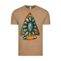 Vintage Coffee gemstone arrowhead Vintage Tee - Jasminsmagicworld