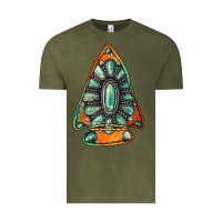 Vintage Olive gemstone arrowhead Vintage Tee - Jasminsmagicworld
