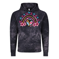 Cloud Black valentine's day rainbow heart olivia Vintage Hoodie - OliviaCreatesArt
