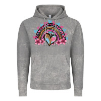 Cloud Rock valentine's day rainbow heart olivia Vintage Hoodie - OliviaCreatesArt