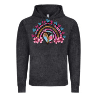 Vintage Black valentine's day rainbow heart olivia Vintage Hoodie - OliviaCreatesArt