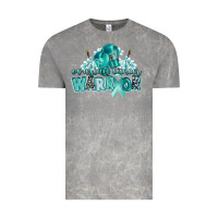 Cloud Rock ovarian cancer warrior Vintage Tee - CowGirlArtShop