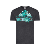 Vintage Black ovarian cancer warrior Vintage Tee - CowGirlArtShop