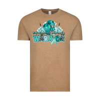 Vintage Coffee ovarian cancer warrior Vintage Tee - CowGirlArtShop