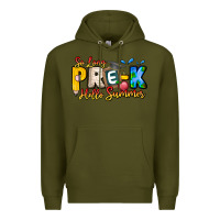 Army Green So Long Pre K Hello Summer Premium Hoodie - CowhideDigitalArt