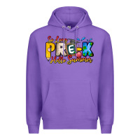 Purple So Long Pre K Hello Summer Premium Hoodie - CowhideDigitalArt