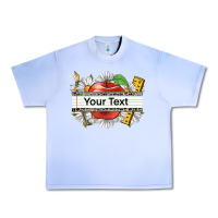 Grape Ice floral teacher custom name Urban Heavy Tee - CowGirlArtShop