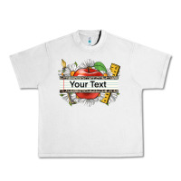 Lunar Rock floral teacher custom name Urban Heavy Tee - CowGirlArtShop