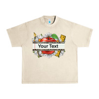 Sandshell floral teacher custom name Urban Heavy Tee - CowGirlArtShop