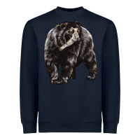 Navy Spectacled Bear Heavyweight Sweatshirt - LillyAllenDesigns