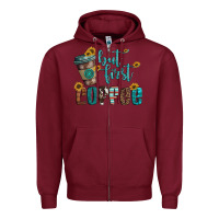 Burgundy but first coffee Zipper Hoodie - Artiststas