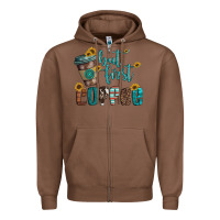 Chestnut but first coffee Zipper Hoodie - Artiststas