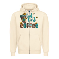Sandshell but first coffee Zipper Hoodie - Artiststas