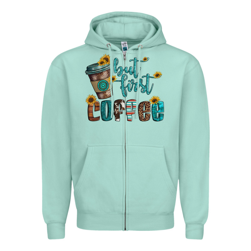 But First Coffee Zipper Hoodie by Artiststas | Teevron
