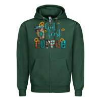 Sports Green but first coffee Zipper Hoodie - Artiststas