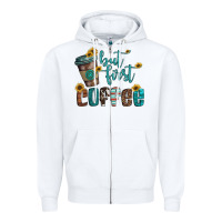 White but first coffee Zipper Hoodie - Artiststas