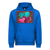 Cobalt valentine's day hearts turquoise heart Urban Hoodie - AdoDesignShop