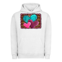 Pigment Lunar Rock valentine's day hearts turquoise heart Urban Hoodie - AdoDesignShop