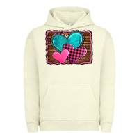 Pigment Pistachio valentine's day hearts turquoise heart Urban Hoodie - AdoDesignShop
