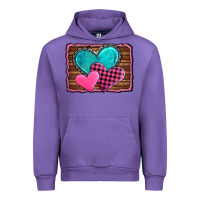 Tulip valentine's day hearts turquoise heart Urban Hoodie - AdoDesignShop