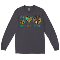 Smoke Peace Love Donkeys Long Sleeve Tee - Jasminsmagicworld