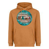 Meerkat western turquoises mama ornament Heavyweight Hoodie - BarkalooDesign
