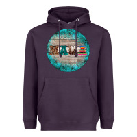 Plum western turquoises mama ornament Heavyweight Hoodie - BarkalooDesign