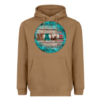 Toasted Coconut western turquoises mama ornament Heavyweight Hoodie - BarkalooDesign