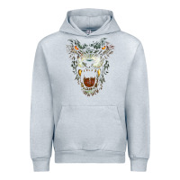 Heather Grey Werewolf Face Lycan Gothic Horror Occult Scary Halloween Urban Hoodie - longCreatives