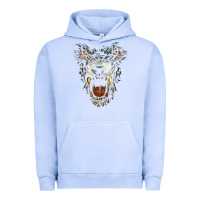 Pigment Grape Ice Werewolf Face Lycan Gothic Horror Occult Scary Halloween Urban Hoodie - longCreatives