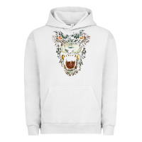 Pigment Lunar Rock Werewolf Face Lycan Gothic Horror Occult Scary Halloween Urban Hoodie - longCreatives