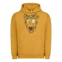 Pigment Peanut Butter Werewolf Face Lycan Gothic Horror Occult Scary Halloween Urban Hoodie - longCreatives