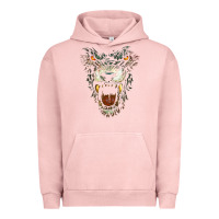 Pigment Salmon Werewolf Face Lycan Gothic Horror Occult Scary Halloween Urban Hoodie - longCreatives
