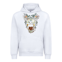 White Werewolf Face Lycan Gothic Horror Occult Scary Halloween Urban Hoodie - longCreatives