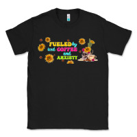 Black fueled by ıced coffee and anxiety Classic Tee - TumblerDesignByShophia