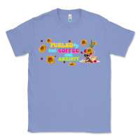 Colony Blue fueled by ıced coffee and anxiety Classic Tee - TumblerDesignByShophia