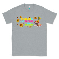 Heather Grey fueled by ıced coffee and anxiety Classic Tee - TumblerDesignByShophia