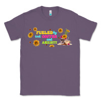 Lavender fueled by ıced coffee and anxiety Classic Tee - TumblerDesignByShophia
