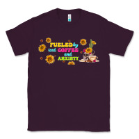 Plum fueled by ıced coffee and anxiety Classic Tee - TumblerDesignByShophia