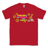 Red fueled by ıced coffee and anxiety Classic Tee - TumblerDesignByShophia