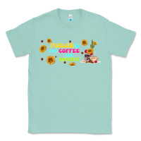 Seafoam fueled by ıced coffee and anxiety Classic Tee - TumblerDesignByShophia