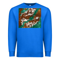 True Royal brown cowhide glitter Premium Sweatshirt - BarkalooDesign