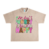 French Oak Don't worry be happy Easter Day Urban Heavy Tee - HowdyJamesFarm