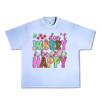 Grape Ice Don't worry be happy Easter Day Urban Heavy Tee - HowdyJamesFarm