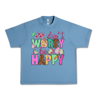 Pebble Blue Don't worry be happy Easter Day Urban Heavy Tee - HowdyJamesFarm
