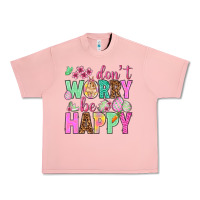 Salmon Don't worry be happy Easter Day Urban Heavy Tee - HowdyJamesFarm