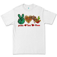 White Peace Love Mexico Premium Tee - texasbilliewilder