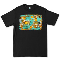Black western fall vibes background Premium Tee - Jasminsmagicworld